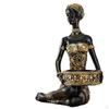 Schwarze Afrikanische Stammesdame Exotische Figur Schlüsselaufbewahrung Dekoration Akzentstatue Frauen