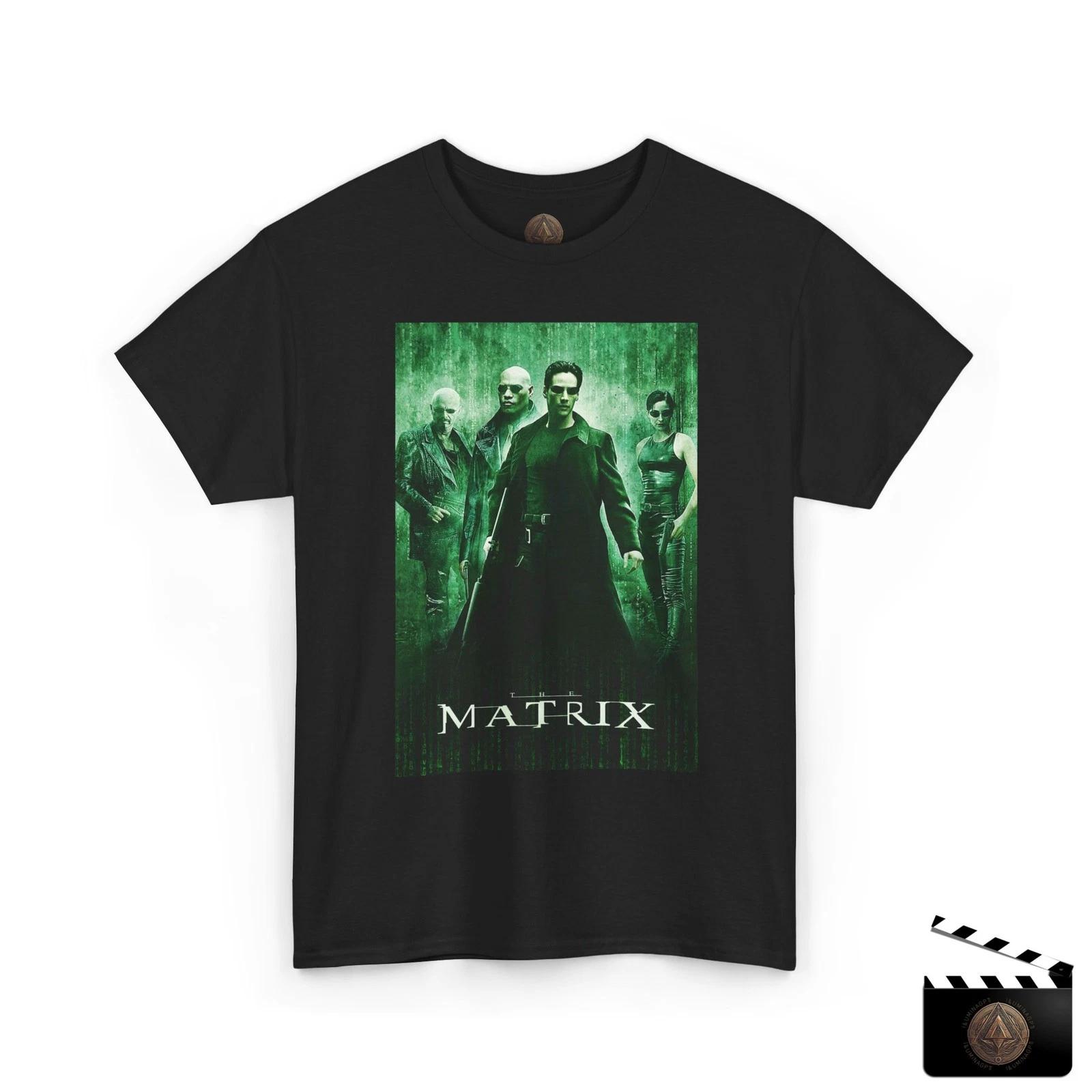 The Matrix Movie Poster Retro T shirt For Men & Women S