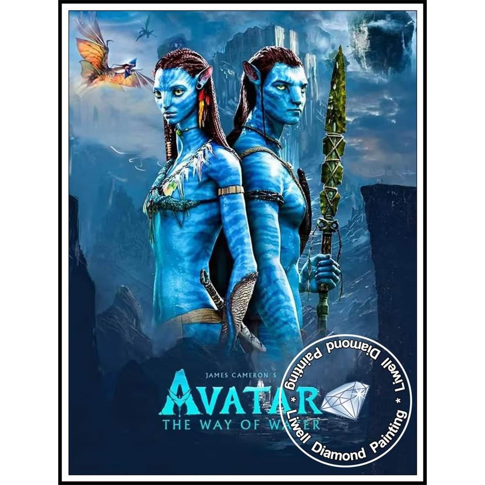 Avatar Planeta Pandora Na'vi 5D Diamantové malování Plné diamantů DIY Ručně vyráběné Diamantové malování Fantazie Dekorativní malířský set