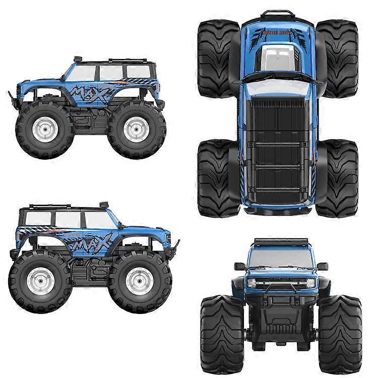 1:Coche Anfibio de Control Remoto 18 - Camión Monstruo Impermeable | Camioneta Todoterreno 4WD 2.4GHz, Coches RC para Niños de 6-12 Años+, Perfecto para Navidad