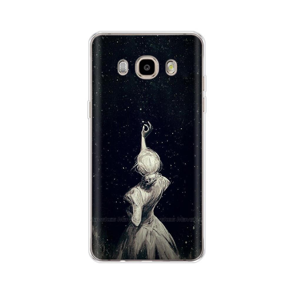 For Samsung Galaxy J5 2016 Case J510 J510F/ds J510FN Cover Fashion Daisy Soft Protective Covers For Samsung J5 2016 Fundas Coque