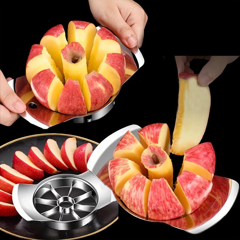 1 Stück Edelstahl Schäler- und Schneideset für Äpfel, Orangen und mehr - Einfach zu bedienendes Küchengerät, Obstschneidewerkzeug