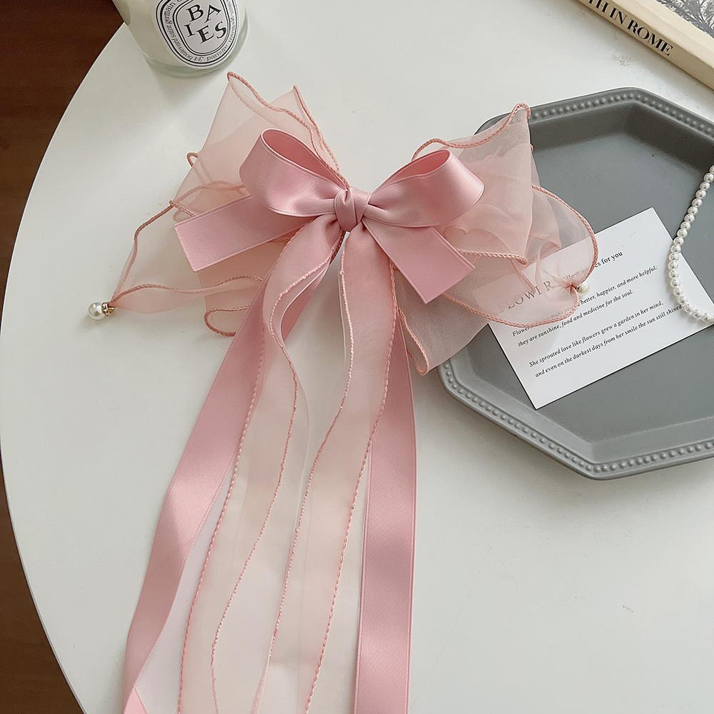 

Fabric Bow Hair Clip Girl Simple Fashion Korean Spring Clip Hair Accessories