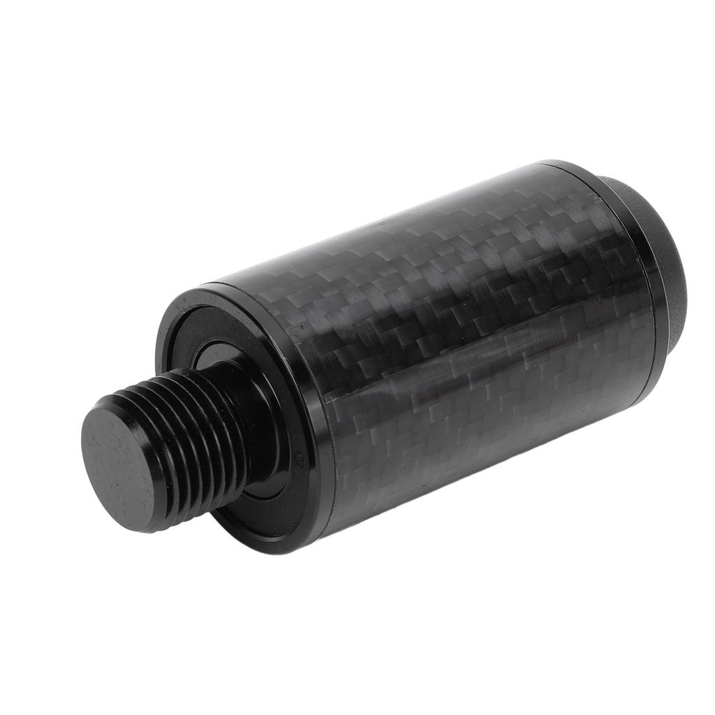 Pool Cue Extension 2 Inch Carbon Fiber Billiard Telescopic Extension Cue with Rubber Plugging for