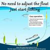 Anti Bottom Double Hook Fishing Rig Auto Reverse Design High Catch Rate Sharp Hook for Bass Carp Trout Fishing Targets