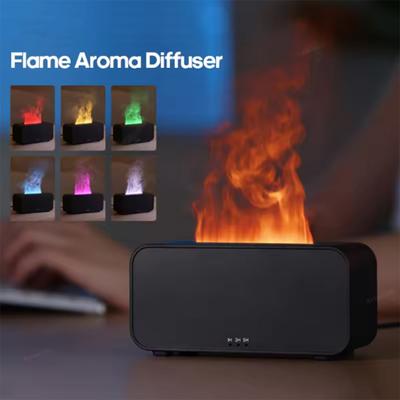 Air Aroma Humidifier Diffuser Essential Oils Humidifiers Mini Flame Automatic Fragrance Diffuser Home Humidifier With LED Light