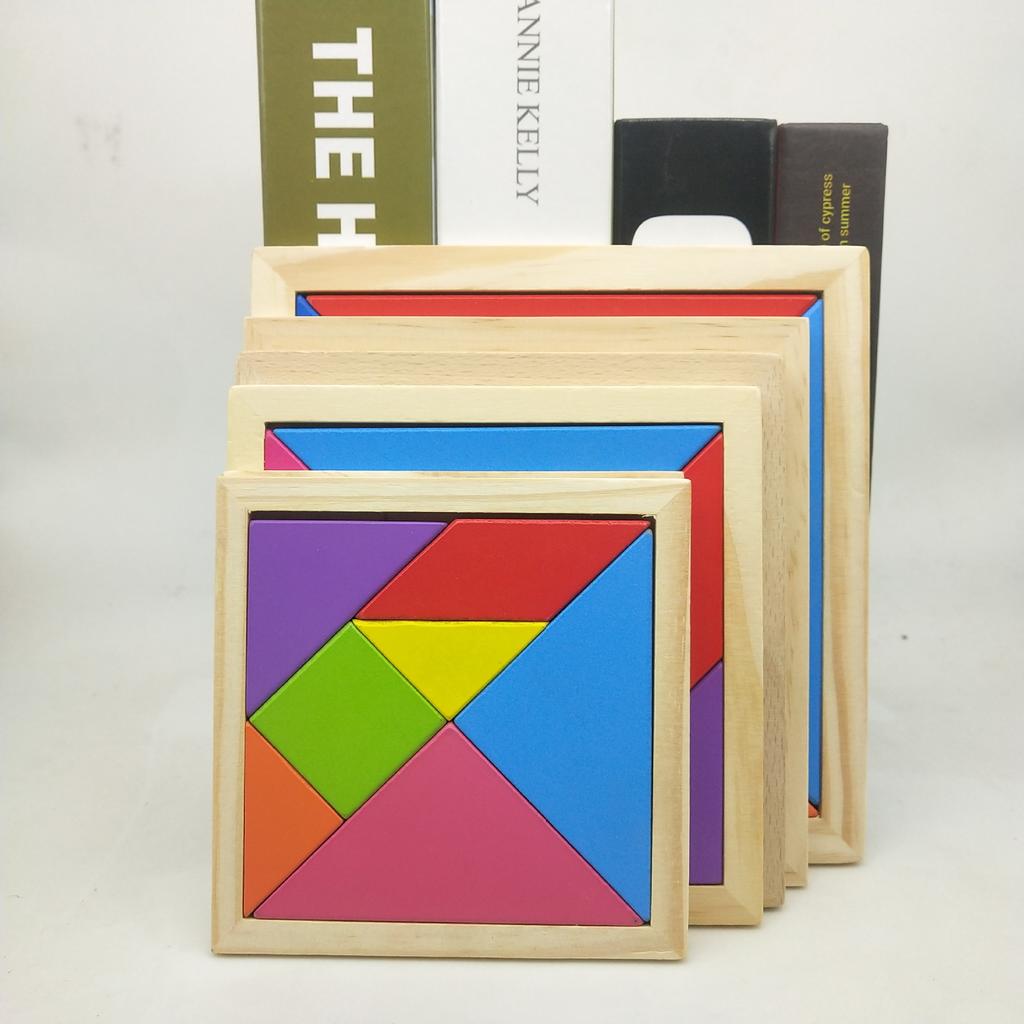 Kindergarten Variety Tangram Teaching Aids Assembly Geometric Shape Educational Toys 6-12 Years Old Children Small Gift Award
