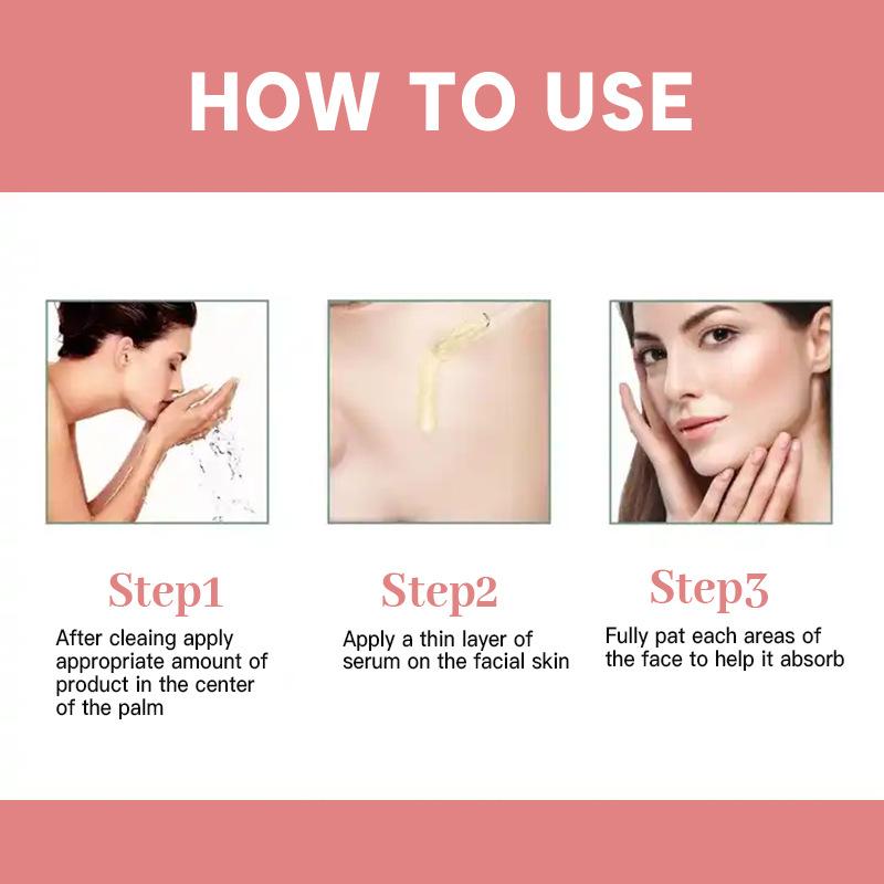 4 In 1 Face Serum Hyaluronic Acid Niacinamide Vitamin C Deep Reduce Fine Lines Moisturizing Lift Firming Beauty Skin Care