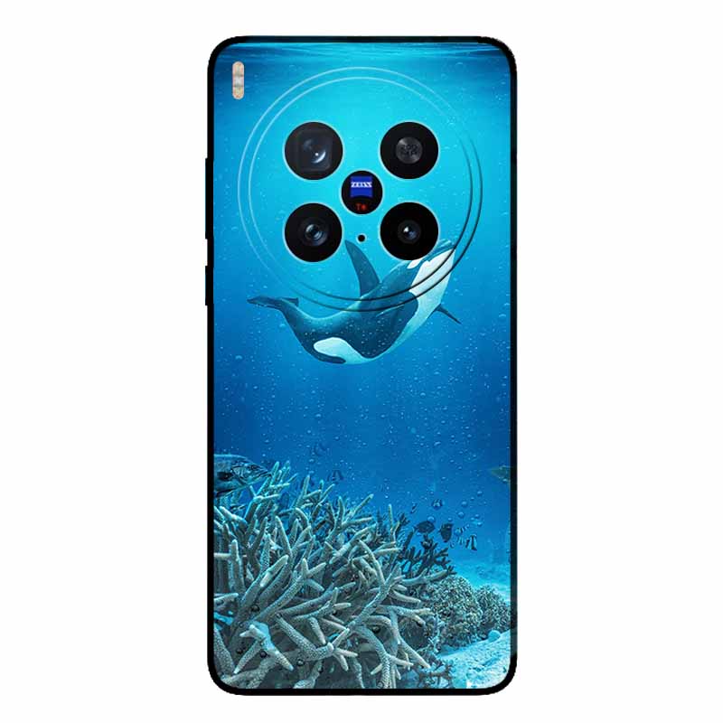 For Vivo X200 Ultra 5G Case Fashion Black Silicone Back Cover Case for X200 Ultra Protective Bumper VIVO X200 Ultra Phone Funda