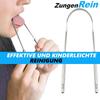 ZungenRein Tongue Cleaner Tongue Scraper Stainless Steel Tongue Brush Ayurveda [2 Pieces]