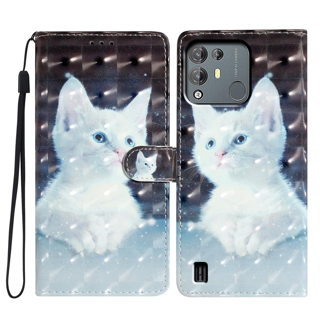 3D Pattern PU Leather Phone Wallet Case for Blackview A53 Pro,Blackview A53,Blackview A55 Pro