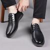 Casual Men's Leather Shoes Minimalist Comfortable Gentleman Style Leisure Business Office Comfortable Quality Shoes Breathable