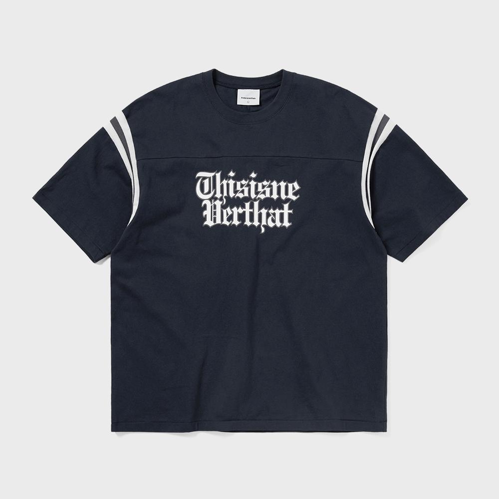 

ThIs Is Never That Football Tee Navy XL