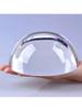 Honor of Crystal 4cm/10cm Blank Transparent Magnifier Glass Hemisphere Half Dome Crystal Ball For Paperweight Decoration