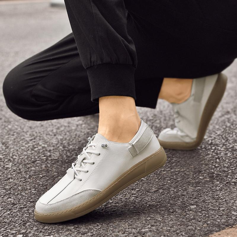 Pánská obuv z pravé kůže v britském stylu Trend Pohodlná obuv pro volný čas Mokasíny Pánské ploché boty