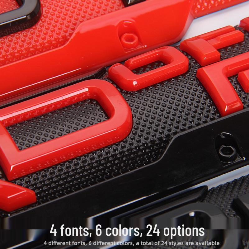 Logo Samochodu TRD PRO BRO: Pasuje do zmodyfikowanego błotnika Toyota Tundra TRD SPORT