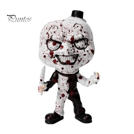 Хэллоуин страшный клоун фигурка персонажа фильма ужасов смоляная статуя скульптура домашний офис книжная полка настольное украшение орнамент B