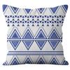 Nordic Style Blue and White Geometric High-end Pattern Pillow Cover Simple and Fashionable Home Sofa Cushion Cover Pillow Cover