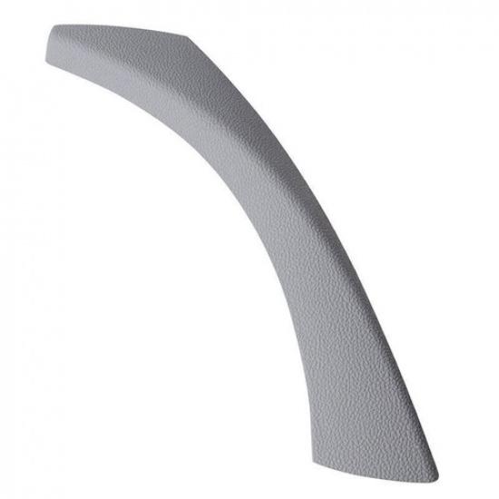 1x Right Side Outer Door Panel Handle Pull Trim Cover Gray For BMW E90 325i 328i