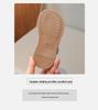 Girls' Soft Sole Leather Shoes - 2025 Spring/Summer Princess Style, Solid Color, Casual Korean Design