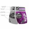 Satin Material Boxing Shorts Embroidery Design Kickboxing Shorts New Fight Shorts  MMA Training