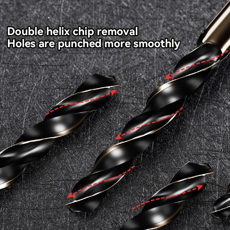 Hex Shank Metric Drill Bit Set(3mm-10mm), Quick Change  Impact Driver Hex Drill bits for Metal Steel Wood Plastic Aluminum Alloy