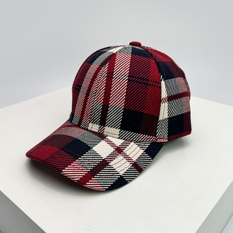 Scuola di Baseball Vecchio Vintage Righe Scacchi Uomini Donne Per Genere Neutro Cappellini Freschi Cappelli a Visiera Parasole da Esterno Casual Traspirante Classico