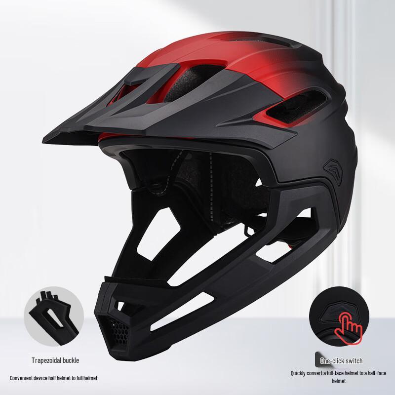 Jixingjiu Road and Mountain Bike Helmet