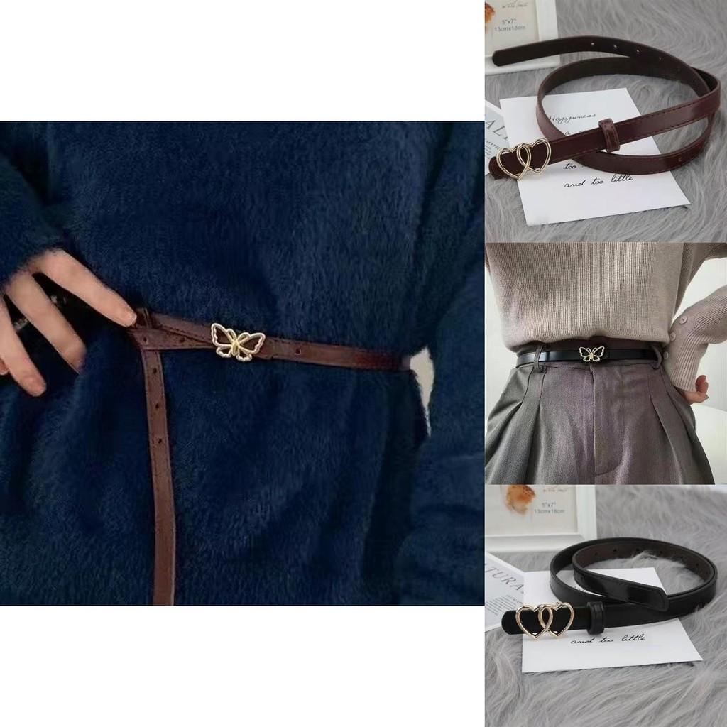 Heart Shaped Buckle Casual Belt For Women Stylish Vintage Design Perfect For Skirts