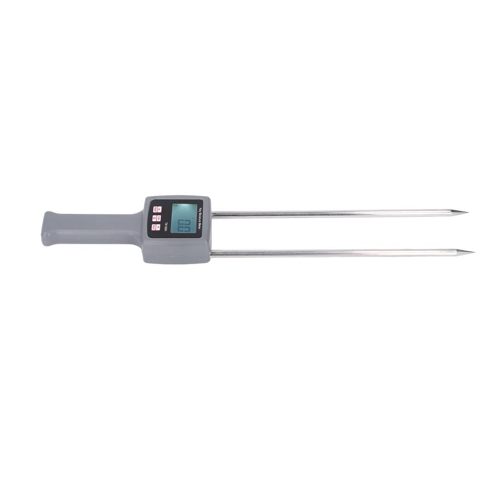 Hay Moisture Meter ABS Housing Digital Display Handheld Multifunctional Portable Hay Moisture Tester