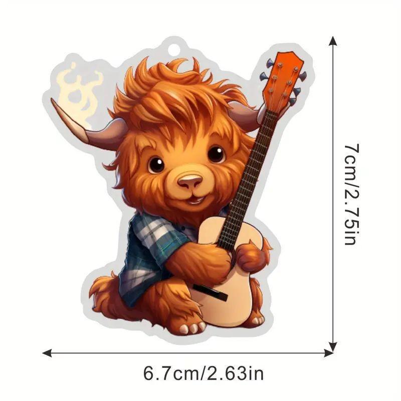 Bright Delightful And Acrylic Car Hanging Charm For Trendy Interior Car Decor