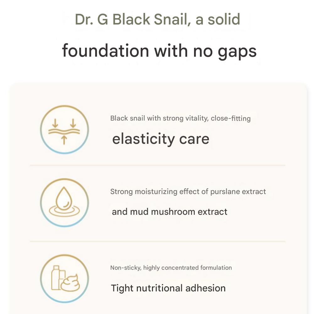 [Gift Set] Dr.G Black Snail Toner 150ml + Emulsion 150ml Special, 1 set