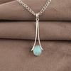 Natural Amazonite Gemstone 925 Sterling Silver Handmade Jewelry Designer Pendant 1.79" PP-69-28