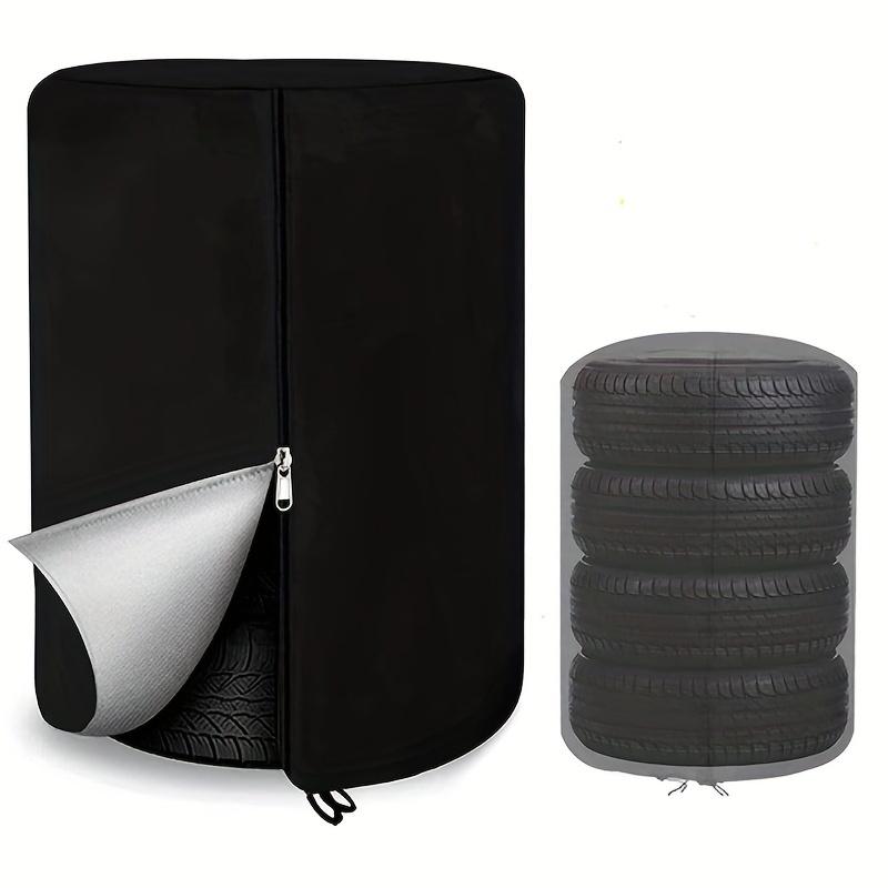 

External Tire Cover - Waterproof, UV Resistant and Anti-fouling Polyester Auto Parts Storage Bag, Thick and Anti-aging 65x90 чёрный