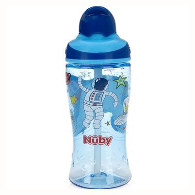 Nuby Tritan TT Kids Copo de Canudo 360ml 1288, Space Hitchhiker, 1 peça
