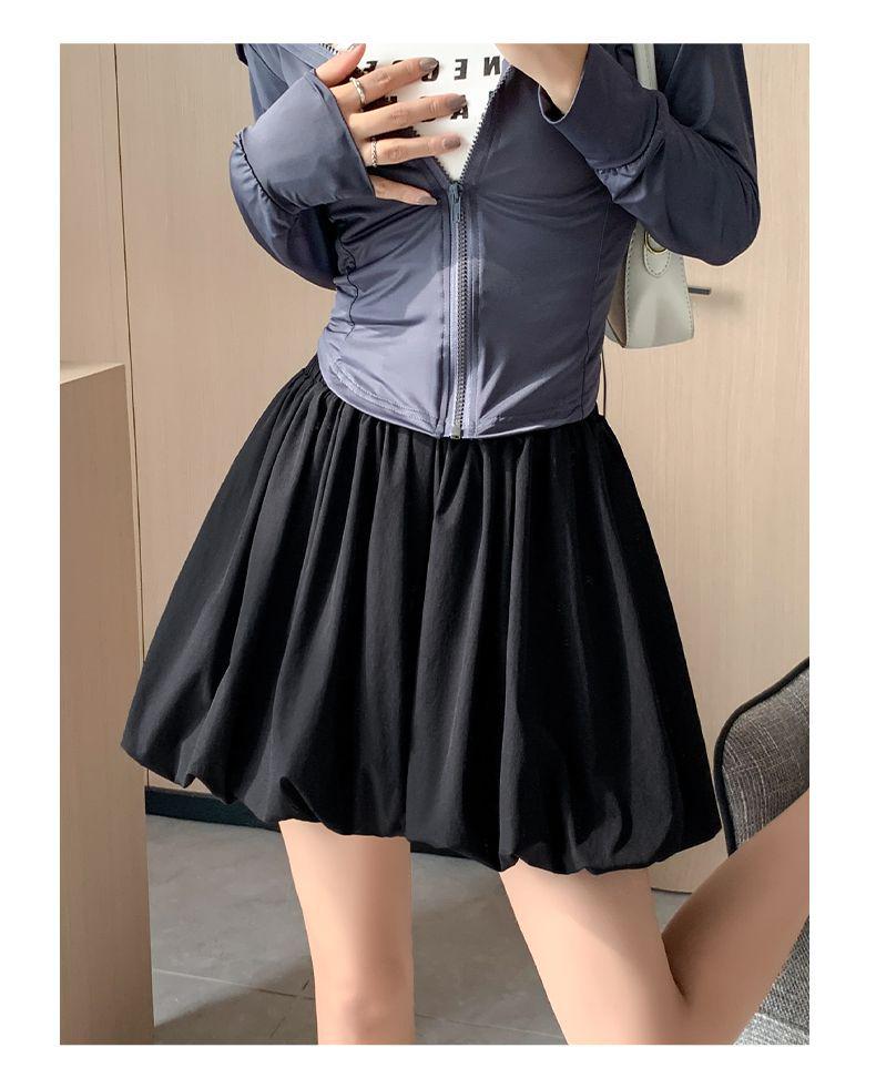 Women's Summer High-Waist Pleated Skort - Slimming, Girly Style, New Arrival