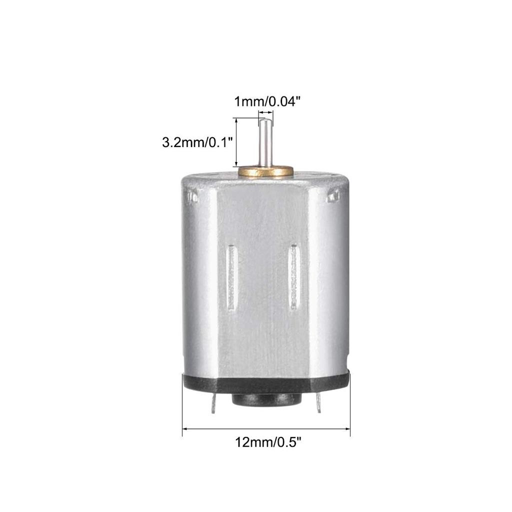 uxcell Micro Motor DC 5V 15000-15800RPM High Speed Motor for DIY Cars Remote Control