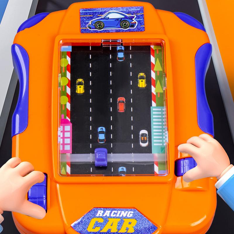 Non-Electric Kids' Model Race Car Game - Palm-Sized Adventure Toy For Simulated Driving Fun