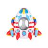 New INS Fighter Plane Swimming Ring for Kids Inflatable Seat Float with Water Gun Horn Steering Wheel Summer Pool Toy