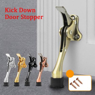 Bedroom Strong Suction Anti Collision Zinc Alloy Doorstop Kick Down Door Stopper Wall Protectors Floor Holder