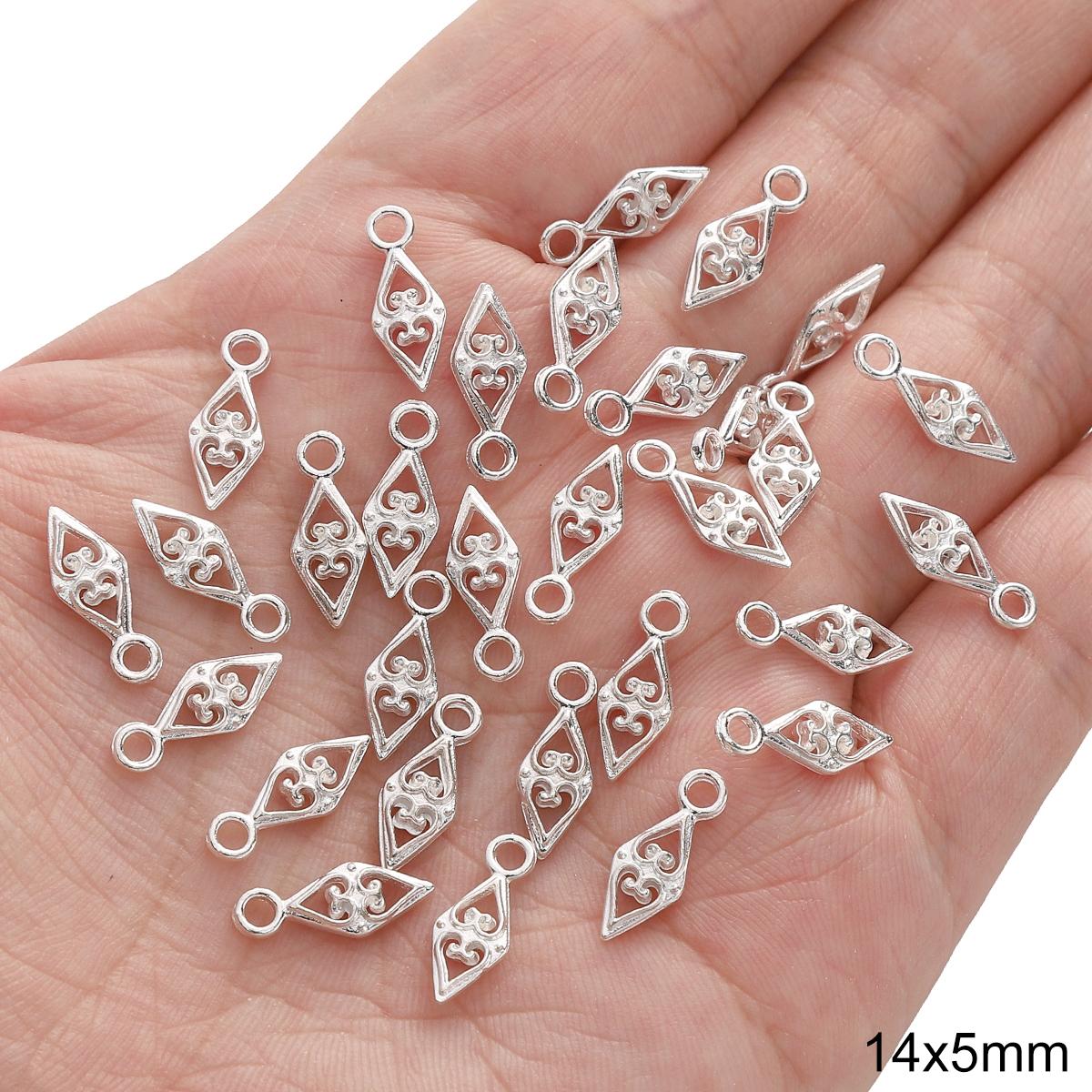 

Сплав Новые Аксессуары в Китайском Стиле Шармы Подвеска Для Изготовления Ювелирных Изделий DIY Серьги Ожерелье Браслет 14x5mm 10pcs