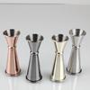304 Stainless Steel Double-Headed Jigger with Rolled Edge - 30/60 Ounce Scale