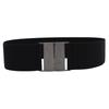 Trendy Womens Black Stretch Waist Belt Offering A Slender Look With Versatile Wear Options