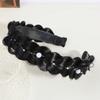 1pcs Stylish Anti Slip Fishbone Braid Wig One Piece Headband Women's Hair Accessories Suitable for Dress