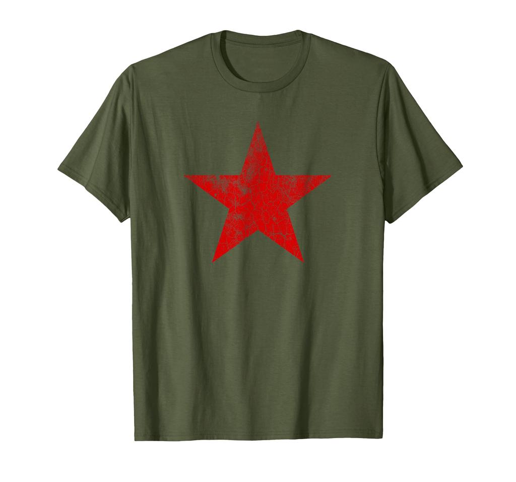 Red Star USSR CCCP Soviet Union Russian Retro Communist T-Shirt