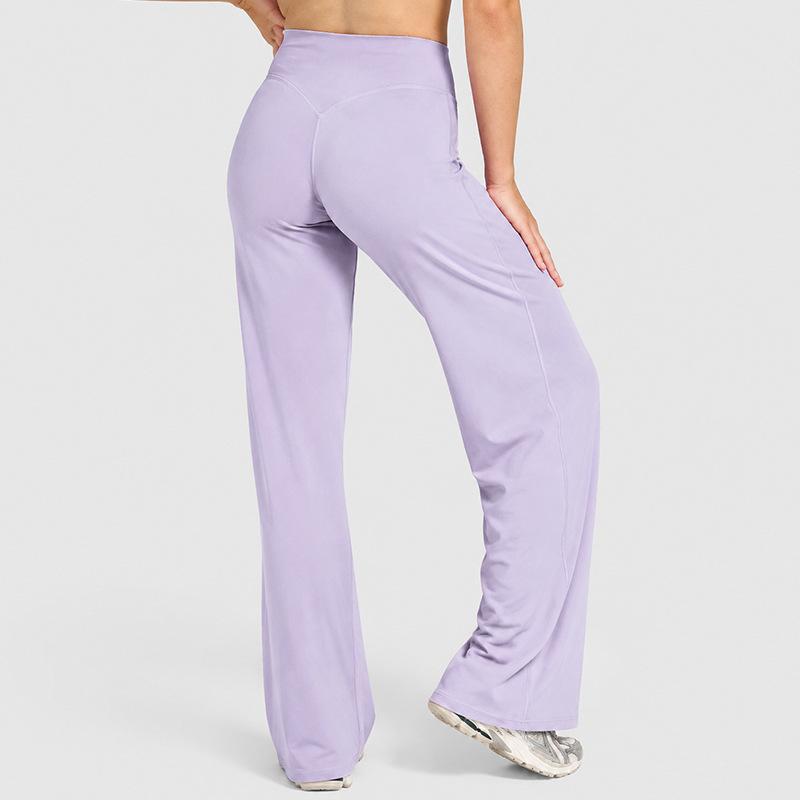 Yoga Pants Women's Long Pants High Waist Straight Pants Loose and Thin Yoga Clothes Sports Outdoor Fitness Clothes Women