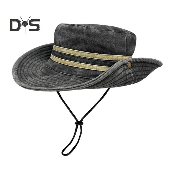 

Рыбацкая шляпа с большими полями, защита от солнца, регулируемые кнопки, впитывающая пот, складная конструкция, защита от солнца C