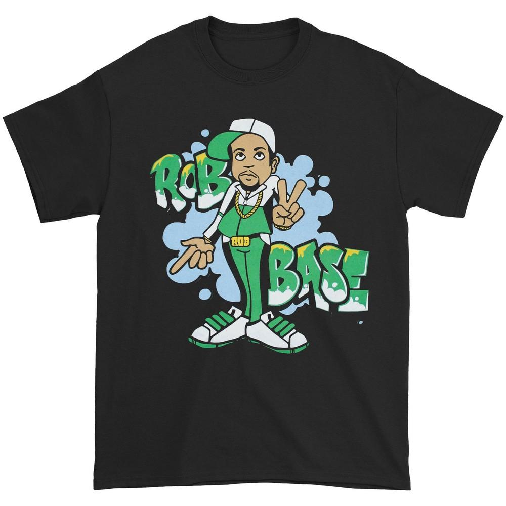 Men's Rob Base Graffiti T-shirt  Black