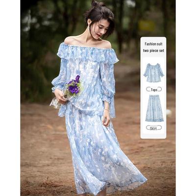 Demana French Style Crepe Two-Piece Set