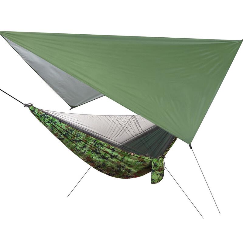iosn Camping Hammock Tent with Mosquito Net and Rain Fly